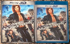 The Three 3 Musketeers (Blu-ray + 3D, 2011, 2-Disc Set w Embossed Slipcover) comprar usado  Enviando para Brazil