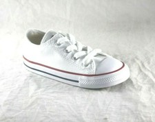 CONVERSE 7J256 ÓPTICO BRANCO CANO BAIXO LONA CASUAL SAPATO BEBÊ CRIANÇA comprar usado  Enviando para Brazil