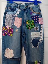 Customised jeans upcycled for sale  STOCKTON-ON-TEES