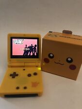 Sistema Nintendo Game Boy Advance SP 101 retroiluminado Pikachu AGS W caixa carregador e jogo comprar usado  Enviando para Brazil