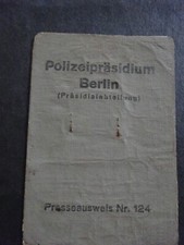 Ausweis polizei berlin gebraucht kaufen  Langenenslingen