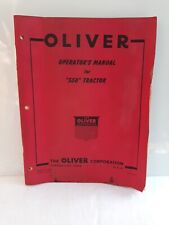 Operators manual oliver for sale  Parma