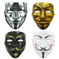 Máscaras faciais de Halloween Anonymous Hacker V For Vendetta Guy Fawkes - 4 cores comprar usado  Enviando para Brazil