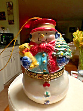 Christmas snowman trinket for sale  Milpitas