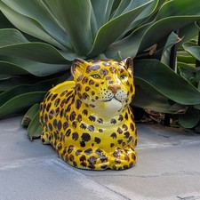 Yellow leopard ceramic for sale  Oakland