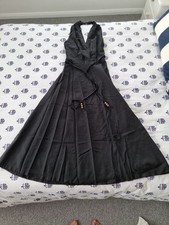 Zara black halterneck for sale  SWINDON