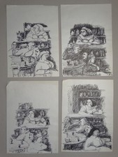 Szene wirtshaus skizzen gebraucht kaufen  Deutschland