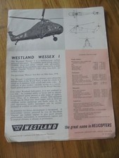 Westland wessex promotional for sale  MORDEN