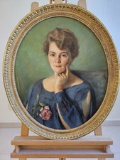 Tableau peinture ovale d'occasion  Barr