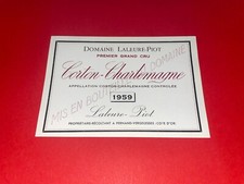 Etiquette vin corton d'occasion  Issoire
