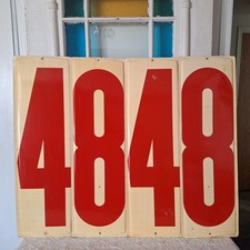 Vintage aluminum number for sale  Ceylon
