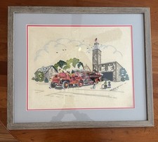 Vintage needlework firehouse for sale  Bordentown