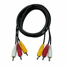 Cabo AV composto 3 RCA macho para 3 RCA macho áudio estéreo vídeo cabo para TV DVD  comprar usado  Enviando para Brazil