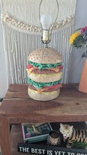 Retro cheeseburger lamp for sale  San Jose