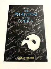 Phantom opera signed for sale  Elk Grove