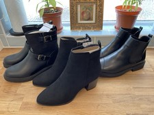 Ladies black ankle for sale  BRISTOL