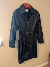 Bershka black leather for sale  MITCHAM