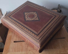 Victorian tooled leather for sale  FAREHAM