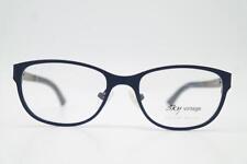 Óculos Sky Vintage Design Dinamarquês SA711 Azul Marrom Oval Óculos Infantil Novo comprar usado  Enviando para Brazil