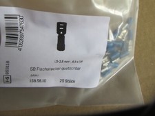 Stück flachstecker blau gebraucht kaufen  Lotte