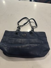 Vtg blue leather for sale  Tallahassee