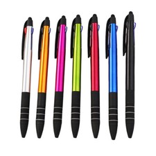 1x Caneta Esferográfica Três Cores 3 em 1 Caneta Esferográfica 0,5mm Refil Suprimentos Cor Aleatória comprar usado  Enviando para Brazil
