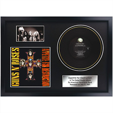 Guns N' Roses – Appetite For Destruction /LP/ Lembrança em moldura preta / para fãs comprar usado  Enviando para Brazil