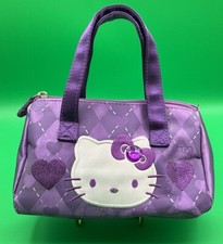 Uma bolsa de mão rara vintage Sanrio 2011 Hello Kitty roxa com zíper pequena comprar usado  Enviando para Brazil