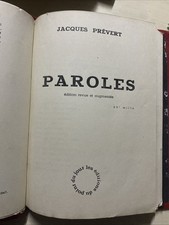 Paroles jacques prévert d'occasion  Valensole