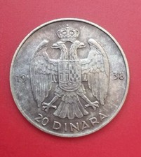 Dinara 1938 argento usato  Pescara