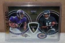 2000 Playoff Rookie Quads bônus de assinatura 4 autógrafos SHAUN ALEXANDER JAMAL LEWIS comprar usado  Enviando para Brazil