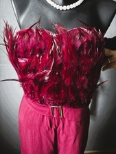 Combinaison bustier rouge d'occasion  Tourouvre