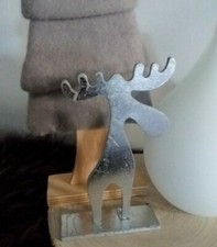 Elch holz silber gebraucht kaufen  Heinsberg