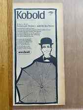 Kobold taschenschirm regenschi gebraucht kaufen  Aßlar