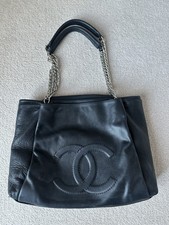 chanel black quilted bag for sale  LONDON