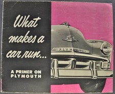 1951 plymouth brochure for sale  Olympia