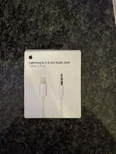 ✅Cabo de áudio Apple Lightning para 3,5 mm (1,2 m) (A1879) CAIXA ABERTA - ENVIO AGORA!!! comprar usado  Enviando para Brazil