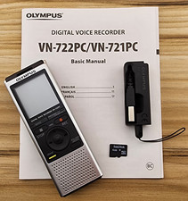 Olympus VN-722PC gravador de voz digital máquina de ditado + KP28 + CARTÃO 4GB comprar usado  Enviando para Brazil
