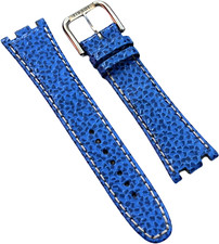 TISSOT - PULSEIRA - COURO GENUÍNO - 20MM - AZUL - NOS, usado comprar usado  Enviando para Brazil