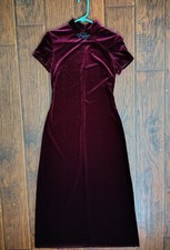 Vestido maxi vintage Y2K CDC estilo asiático aveludado marrom tamanho M chique minimalista, usado comprar usado Vestido maxi vintage Y2K CDC estilo asiático aveludado marrom tamanho M chique minimalista, usado comprar usado  Enviando para Brazil