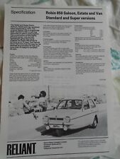 Reliant robin 850 for sale  KINGS LANGLEY