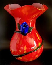 Large red glass for sale  Peyton