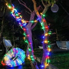 Luzes solares de corda LED ao ar livre à prova d'água para tenda gazebo, trampolim, piscina comprar usado  Enviando para Brazil
