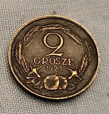 1923 polish grosze for sale  SALFORD