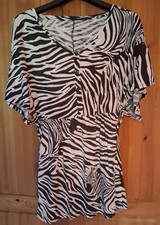 Longshirt zebra schwarz gebraucht kaufen  Güstrow-Umland l