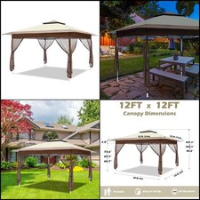 X12 gazebo outdoor for sale  USA