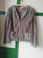 Plüsch jacke damen gebraucht kaufen  Leidersbach