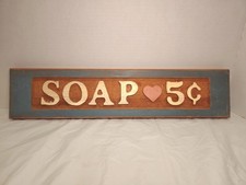 Wooden wall sign for sale  Ringgold