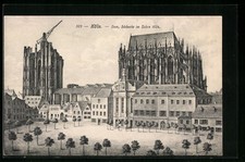 Pocztówka Kolonia a. Rh., Katedra, strona południowa w 1824 roku  na sprzedaż  Wysyłka do Poland