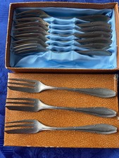 Alte silberne kuchengabeln gebraucht kaufen  Flöha